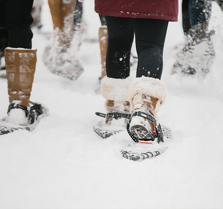 Snowshoeing